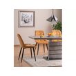 Scaun dining / bucatarie Chic Catifea Bluvel Curry 68/cadru negru