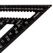 Echer aluminiu Lumytools LT18383 300 mm cu talpa de sprijin pentru măsurători precise