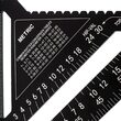 Echer aluminiu Lumytools LT18383 300 mm cu talpa de sprijin pentru măsurători precise