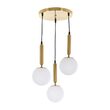 Candelabru Nodky, Auriu, Elbulgaria, 3XE27, 2423/3P