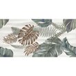 Piesa decorativa rectificata Essenza Leaves Waves Cream 3251, tip marmura, 30x60 cm, crem