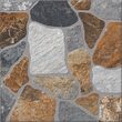 Gresie model piatra 6569 Castro Mix Brown 45x45 cm, Maro