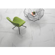 Gresie portelanata rectificata Luxury White, tip marmura, finisaj lucios, alba, 60x60 cm