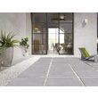 Gresie rectificata, model ciment SG Ark Silver 1, 60x60x2 cm, Gri, finisaj mat