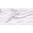 Faianta rectificata Altissimo Leaves White 4944, tip marmura, 30x60 cm, alb, finisaj lucios