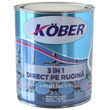 Email anticoroziv 3 în 1 Kober, albastru RAL 5010 0,75 L pentru metal, lucios, anticoroziv