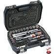 Trusa tubulare si biti 1/2" 1/4" 72 buc YATO YT-38782