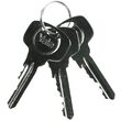 Cilindru de siguranță Yale 500, alama, satin nichel, 40 × 40 mm, 5 pini anti-picking, 3 chei
