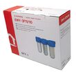 Filtru apa triplu Ermetiq (Everline) EWF-3F11/10, cu carbune/bumbac/sita 3x1"x10"