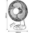 Ventilator de masa, 30cm, 35W/40W, Alb, TF311/EPSTF-35W