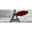 Piesa decorativa Viola Umbrella Red 3199, tip decor, 50x60 cm, rosu