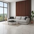 Gresie rectificata Adonis Matte White 60x60x0.7cm, model marmura, alb, finisaj mat