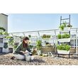 Set 3 unelte pentru gradina basic cellfast lopata mica, cultivator, sapaliga, alb 40-057