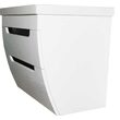 Set Baza seria 730 60cm suspendata cu sertare alb rustic si Lavoar Sava 2060 60cm 18551
