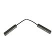 Conector tensiune pentru sina FLEX, NEGRU, 2517