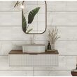 Faianta rectificata Adonis White Decofon 30x90, model marmura, alb, finisaj lucios