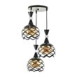 Candelabru HARAM, NEGRU, 3XE27, 2483/3 BK