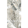 Gresie Tropical Green-White Full Lapp, model decor, 60x120 cm, alb-verde