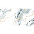 Gresie rectificata Opulence Royal White-Carving 60x120cm, model marmura, finisaj lucios, alb