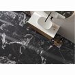 Gresie Arvora Black Mat 60x120 cm, negru, finisaj mat, model marmura