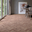 Gresie Herringwood 1, model parchet, 50x50 cm, finisaj mat, Maro