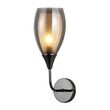 Aplica de perete GLOSSY, NEGRU, 1XE14, 2636/1W