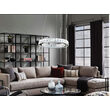 Candelabru LED Cristal 1 Cerc SLC Eternity, 30W, 4000K, cod 019-022-0030