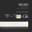 Corp de iluminat liniar LED V-TAC VT-8-40, cip Samsung, 40 W, 120 cm, 4800 lm, lumină caldă 3000 K, cod SKU-665