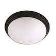 Plafoniera exterior Aqua Opal, IP65, 1X E27 cu bec LED inclus, cod 400.010.105, Alb / Negru
