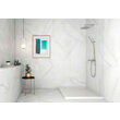 Gresie Unique Blanco tip marmura, 60,8x60,8 cm, culoare alba