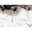 Gresie rectificata Savona Grey SAO2 60x120 cm, model marmura, gri, finisaj lucios