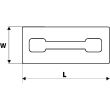 Drişcă cu burete moale 260x130 mm TOPEX 13A334
