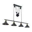 Candelabru LOFT, NEGRU, 4XE27, EL 1860/4