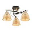 Lustra RIDGE, NEAGRA, 3XE27, EL 2387/3