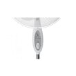 Ventilator cu picior si telecomanda, 40cm, Alb, DA-1611