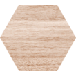 Gresie hexagonala Malinas model Lemn, 22,5x25,9 cm, culoare bej