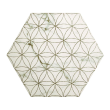 Gresie portelanata tip marmura, hexagonala, Lace Cappucino Mix Decor mat 20x23 cm 0200*0232