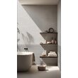 Faianta Ayrona Blanco 25x50 cm, model ciment, finisaj mat, alb, model ciment, finisaj mat, alb