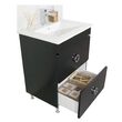 Set Baza seria 780-60cm Negru sertar 18692 cu Lavoar