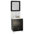 Set Baza seria 780-60cm Negru sertar 18692 cu Lavoar