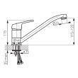 Baterie stativa bucatarie Smile BSM4 FERRO