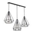 Candelabru RUBI, NEGRU, 3XE27, EL 1561 / 3P S