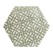 Gresie portelanata tip marmura, hexagonala, Lace Cappucino Mix Decor mat 20x23 cm 0200*0232