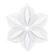 Aplica tavan TULIP, ALB, LED 98W, 3000K-4000K-6000K, 2290