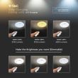 Plafonieră LED 65W 3 in 1 cu Telecomandă 14621 VT-8504