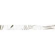 Piesa decorativa Bianco Leaves White 2923, tip decor, 7x75.5 cm, alb