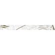 Piesa decorativa Bianco Leaves White 2923, tip decor, 7x75.5 cm, alb