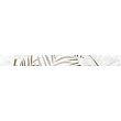 Piesa decorativa Bianco Leaves White 2923, tip decor, 7x75.5 cm, alb