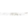 Piesa decorativa Bianco Leaves White 2923, tip decor, 7x75.5 cm, alb
