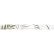 Piesa decorativa Bianco Leaves White 2923, tip decor, 7x75.5 cm, alb